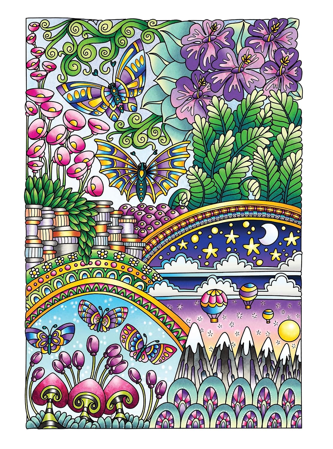 Creative Haven Entangled Butterflies Colouring Book