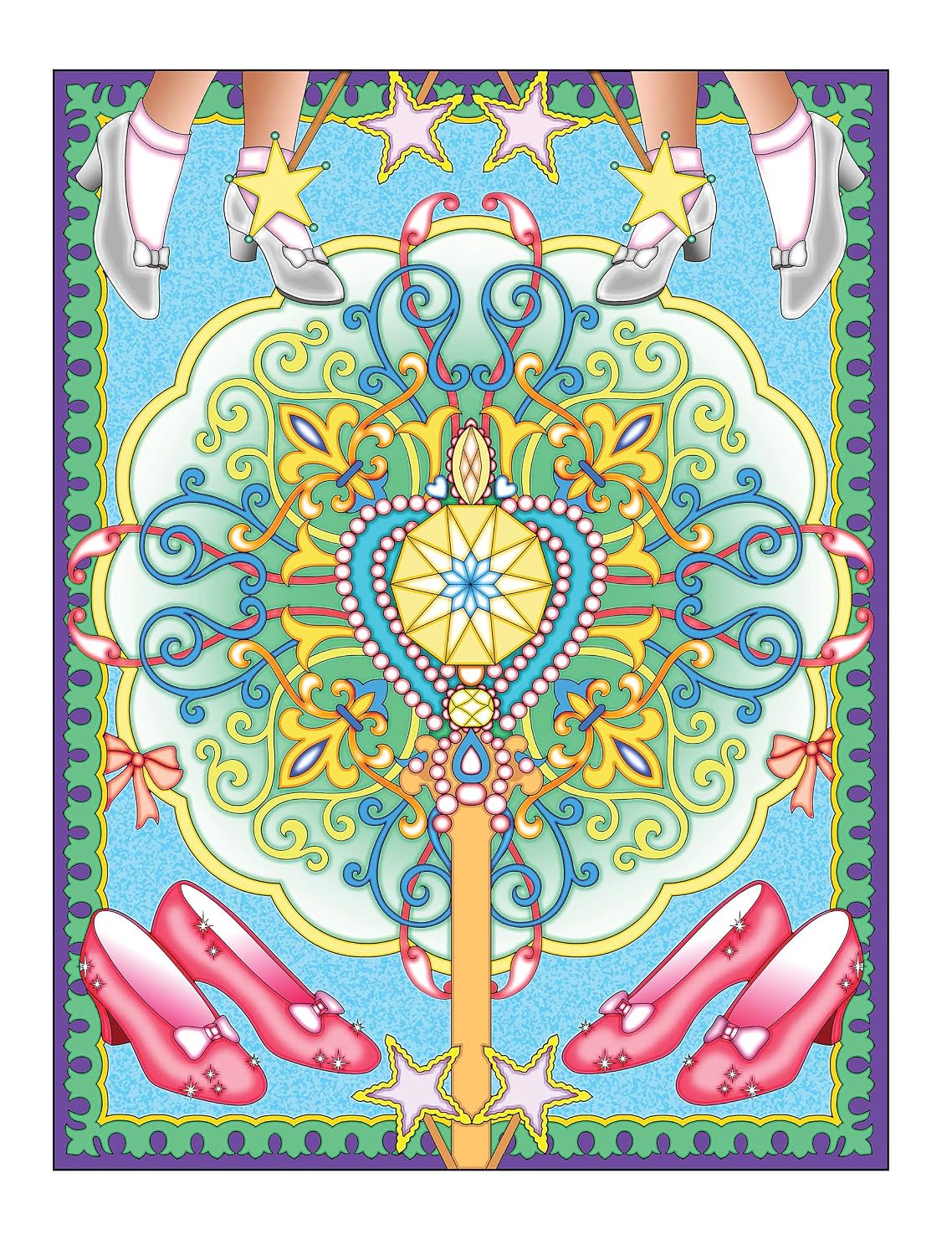 Creative Haven Wizard of Oz Designs Colouring Book: Relax & Find Your True Colours