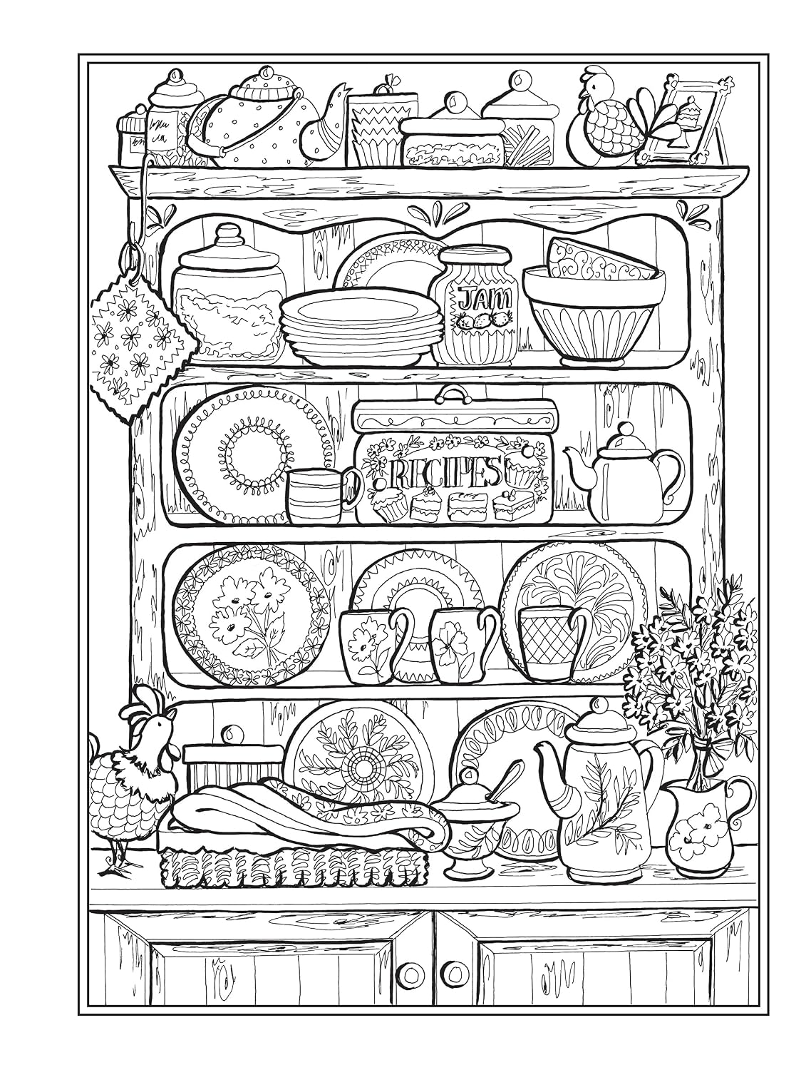 Creative Haven Home Sweet Home Colouring Book (Adult Colouring Books: Calm)