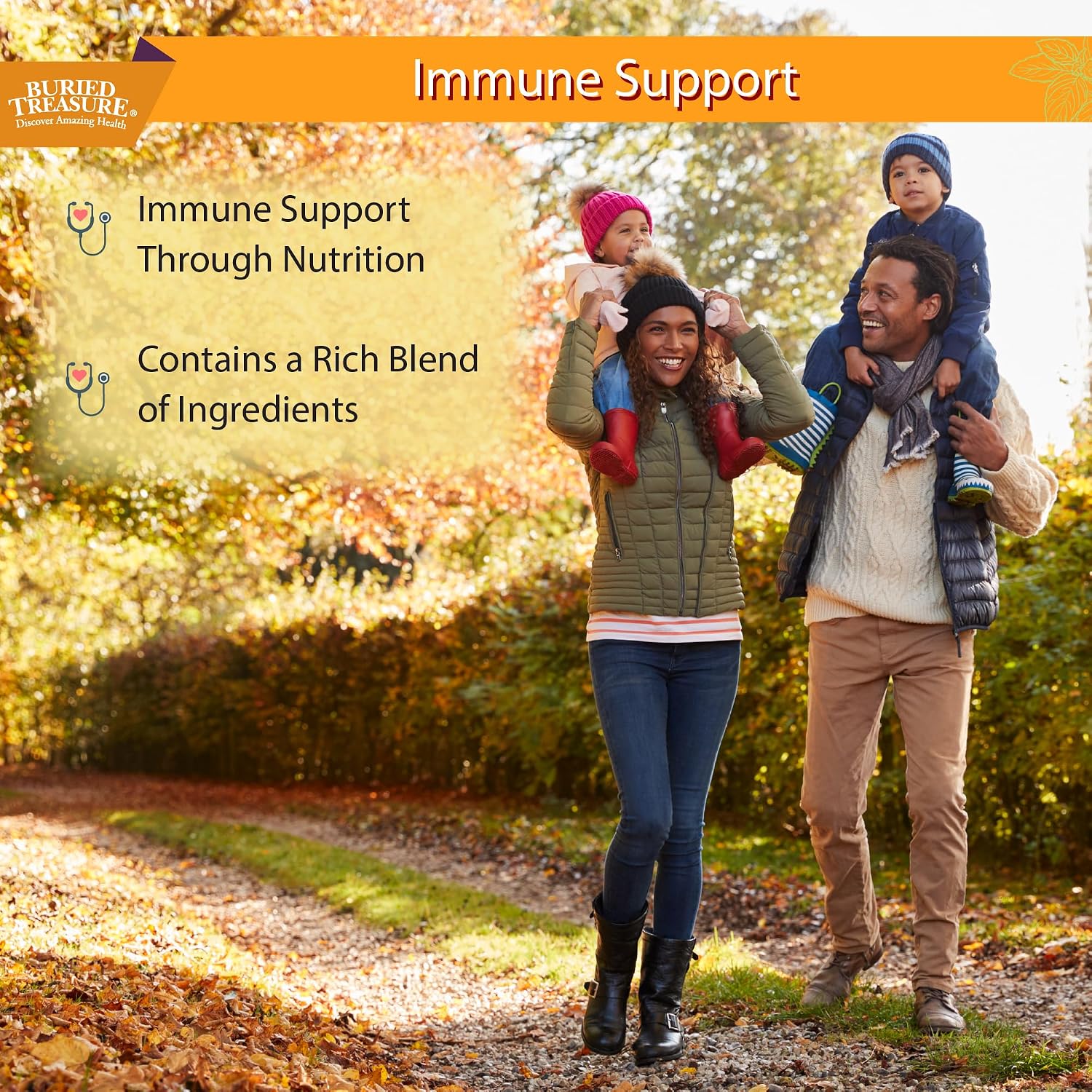Buried Treasure Adult Daily Immune Wellness – Liquid Nutrient Blend with Elderberry & Echinacea