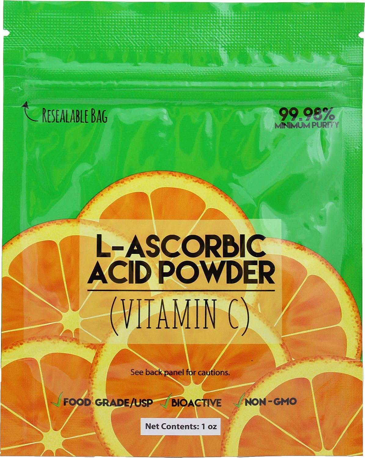Duda Energy L-Ascorbic Acid Powder, 99+% Food Grade, 227 g