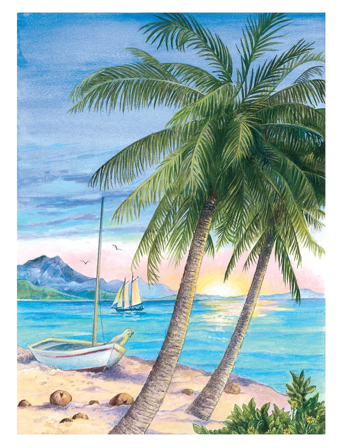 Creative Haven Seashore Scenes Colouring Book: Relax & Unwind with 31 Stress-Relieving Illustrations
