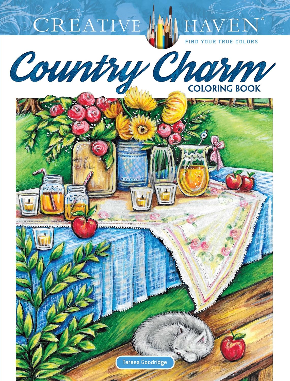 Creative Haven Country Charm Colouring Book