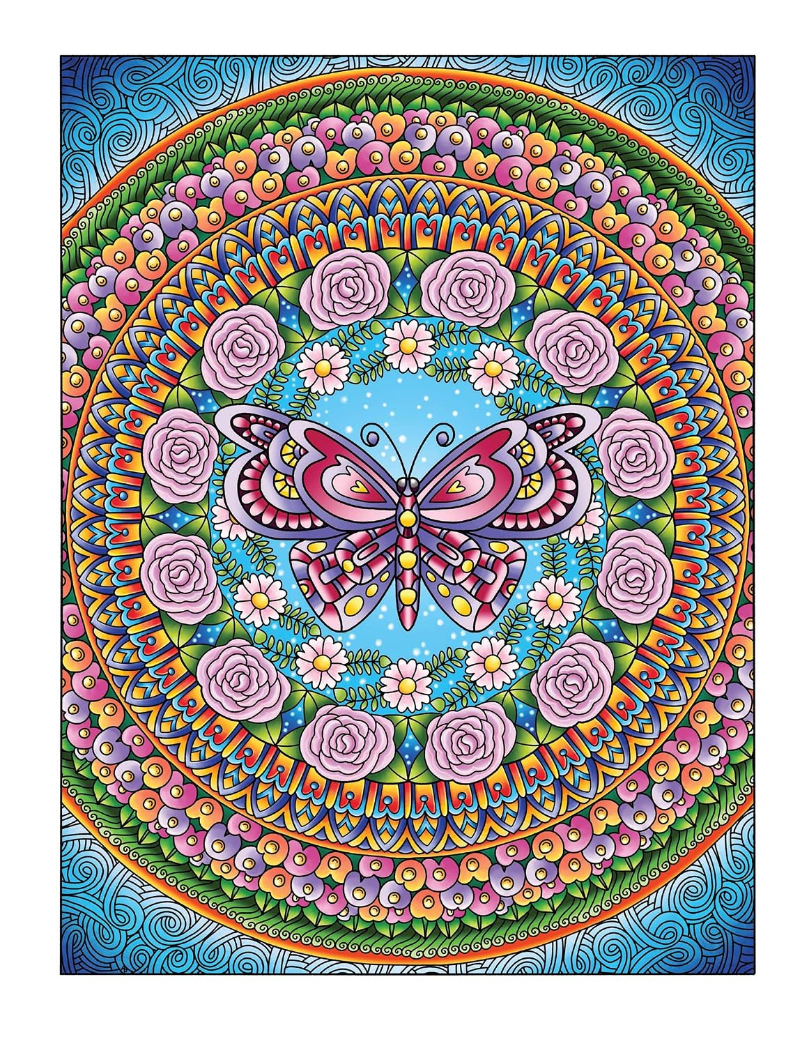 Creative Haven Entangled Butterflies Colouring Book
