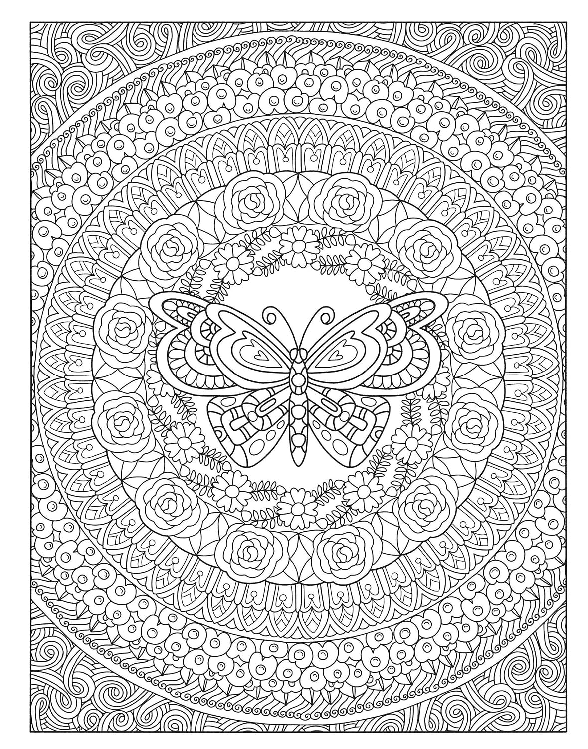 Creative Haven Entangled Butterflies Colouring Book (Adult Colouring Books: Insects)